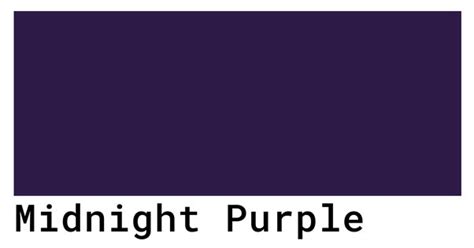 What Is A Very Dark Purple Called I Want To Specify A Shade That Is
