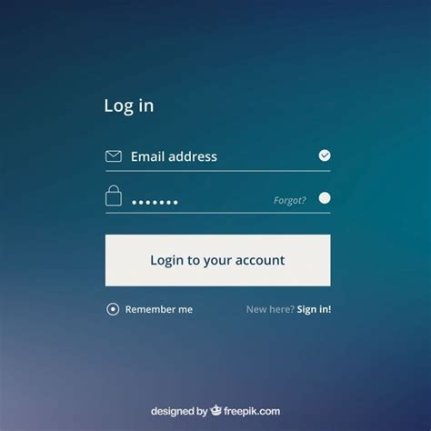 Login Form On Blue Background Paid Affiliate Paid Form Blue