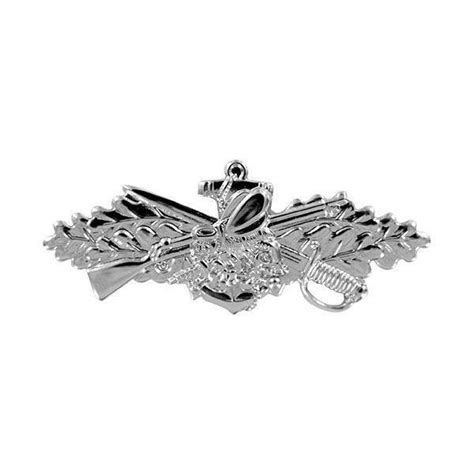 Mini Genuine Us Navy Badgeseabee Combat Warfare Specialist Badge Pin