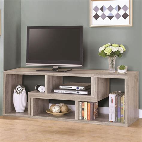 Coaster Tv Stands 802330 Convertible Tv Console And Bookcase