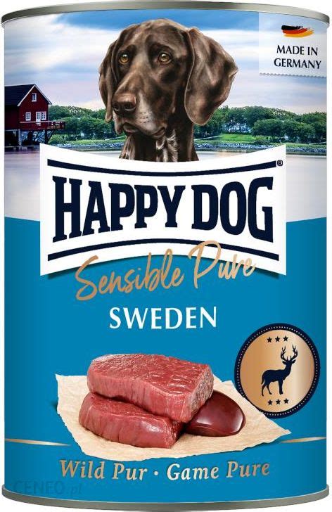 Karma Happy Dog Sensible Pure Sweden Wild Pur 6x400g Ceny I Opinie