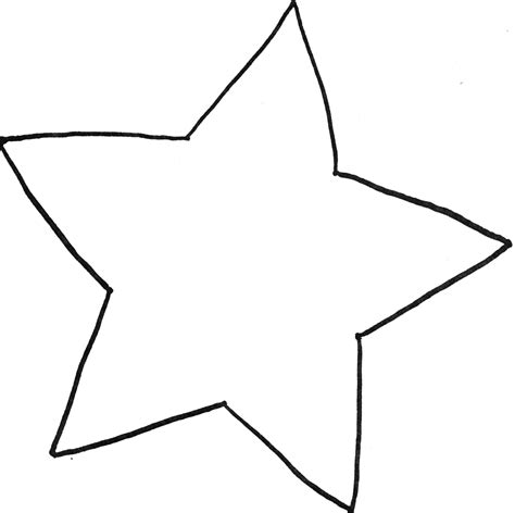 Large Blank Star Clipart Best