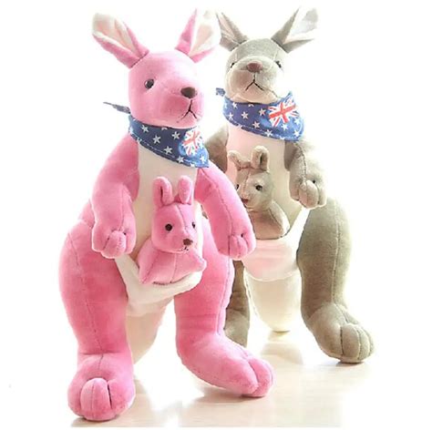 Giant Plush Pink Kangaroo Soft Toy Large Stuffed Kangaroo Toy Buy Big