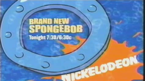 Nickelodeon Spongebob I Had An Accident Promo 2003 Youtube