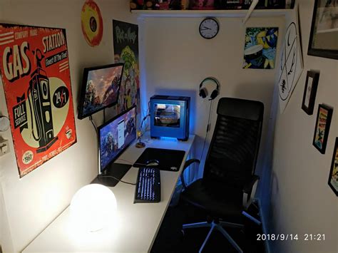 Finished My Gaming Closet The Other Day Chief Didnt Allow My Setup