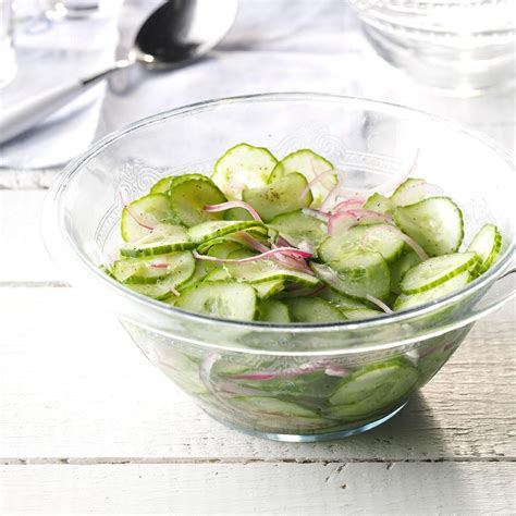 Cucumber And Red Onion Salad Recipe Taste Of Home