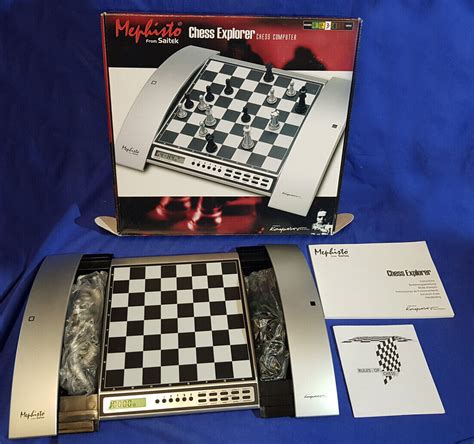 Saitek Mephisto Chess Schach Schachcomputer Kasparov Ebay