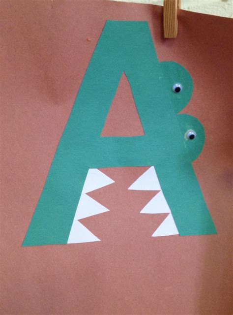 This bank of projects includes tons of painting, sculpting, printing, and exploring. Preschool Letter A craft | Preschool Letter Crafts ...