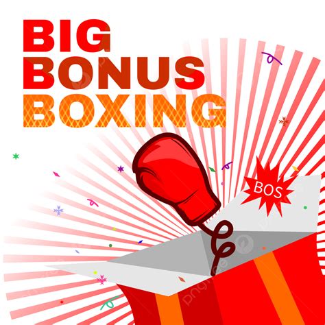 Bonus Vector Hd Images Big Bonus In Prizes Boxing Big Sale Boxing