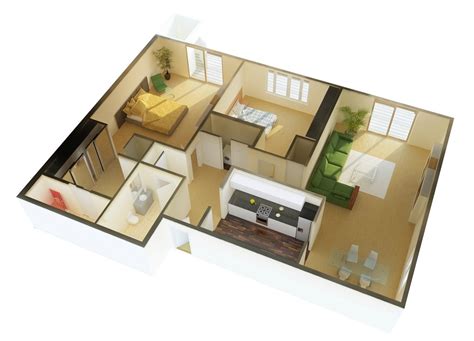 Two Bedroom Apartment House Plans Architecture Design