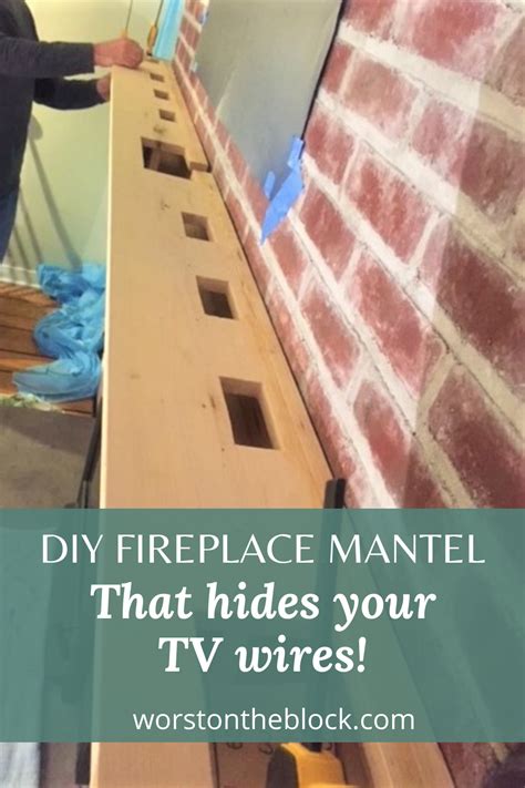 How To Build A Diy Mantel That Hides Your Tv Wires Artofit
