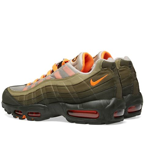 Nike Air Max 95 String Orange And Olive End