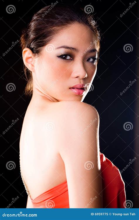 Gorgeous Asian Woman Stock Image Image Of Fashionable 6959775