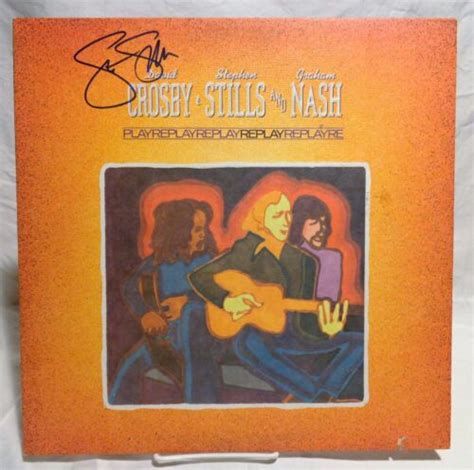 Stephen Stills Csny Signed Autographed Album B Ebay
