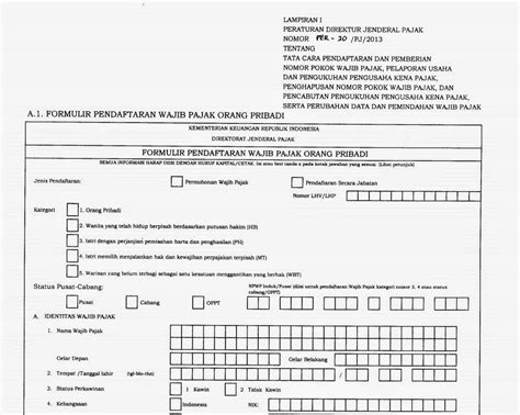 Mohon maaf bisa hal yg sama sudah pernah ditanyakan. NPWP dan Klasifikasi Wajib Pajak | Catatan Ekstens