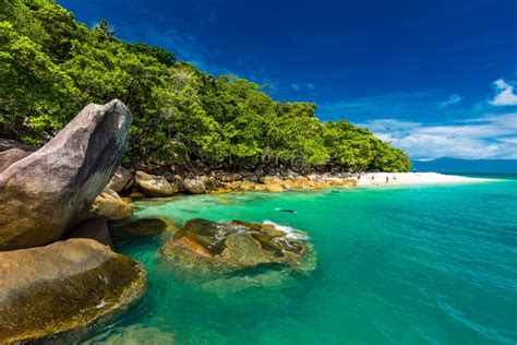 Nudey Beach On Fitzroy Island Cairns Queensland Australia Great