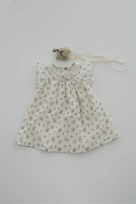 Baby Girl Flower Dress Louisiella Baby Wedding Outfit Baby Girl