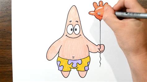 How To Draw Patrick Star From Spongebob Toy Toons Youtube