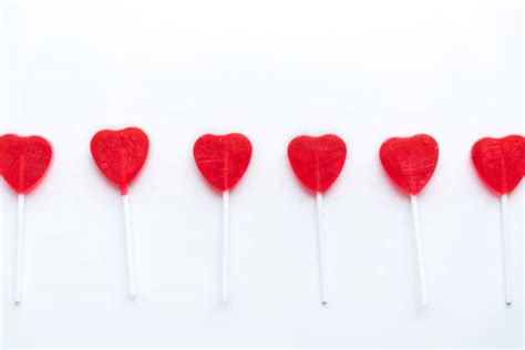 Couple Heart Shape Shape Lollipop Stock Photos Pictures And Royalty Free