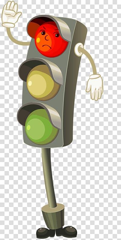 Traffic Light Man Traffic Light Road Transport Cartoon Traffic