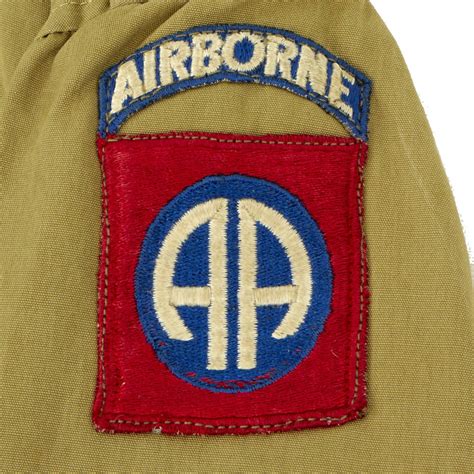 Original Us Wwii 82nd Airborne M41 Field Jacket With Replicated Bull
