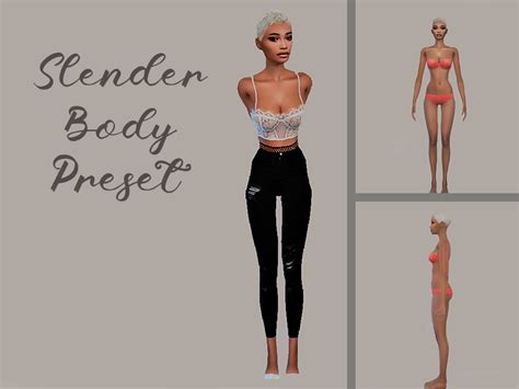 Sims 4 Female Body Presets All In One Photos