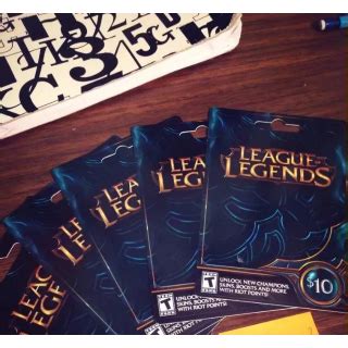 You can get the best discount of up to 55% off. 10$ League of Legends Gift Card 1380 RP Riot - Other Gift ...