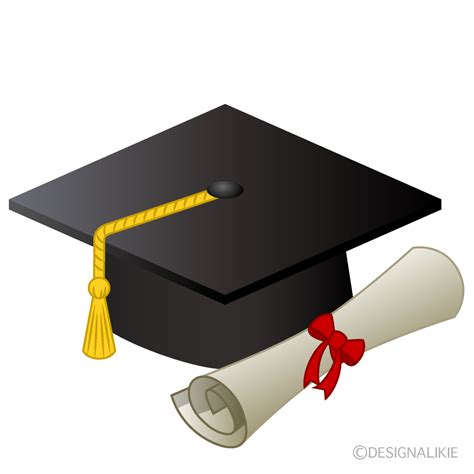 Graduation Cap And Diploma Clip Art Free Png Image｜illustoon