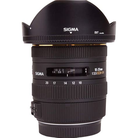 Sigma 10 20mm F4 56 Ex Dc Hsm Lens For Canon 201101 Ebay