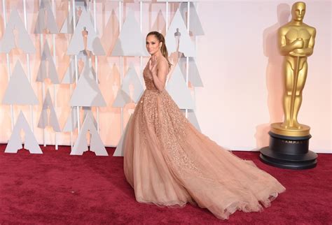 Jennifer Lopez 2015 Oscars Red Carpet In Hollywood Celebmafia