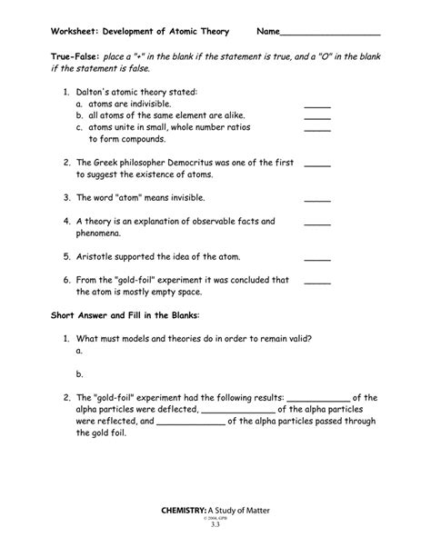 The charge (if there is one) is written on the top right side. Models Of The Atom Worksheet | db-excel.com