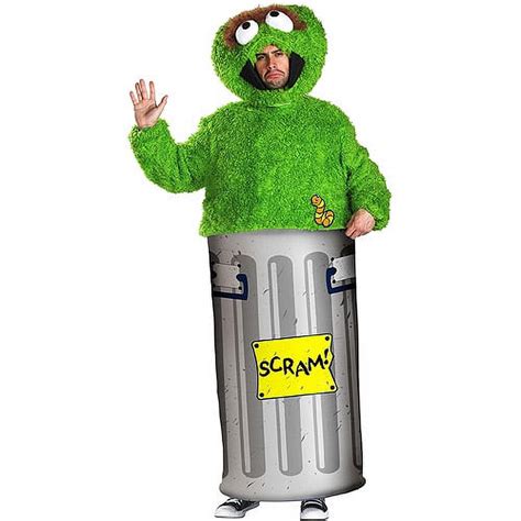 Disguise Costumes Child Xl Teen 14 16 Sesame Street Oscar The Grouch