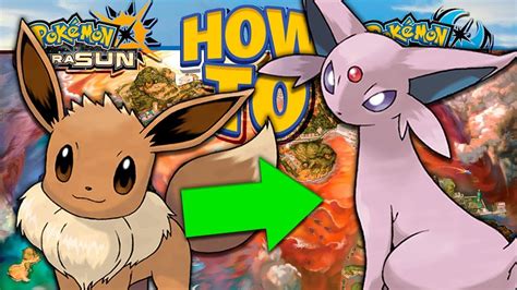 Quotpokmon Ultra Sun And Ultra Moonquot Eevee Evolution Guide