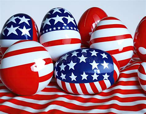 American Flag Easter Egg Stock Illustrations 120 American Flag Easter