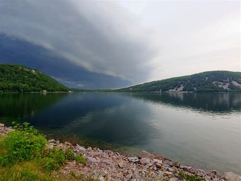 Storm Rolling Over At Devils Lake State Park Yesterday