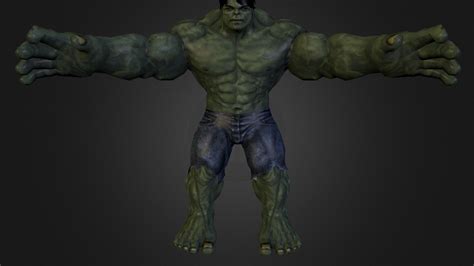 Hulk 3d Model By Rasmuskarlsson [qwo35i7] Sketchfab