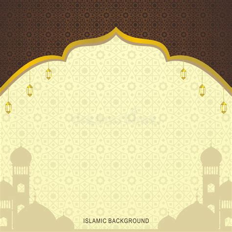 Fondo Abstracto Con El Ornamento árabe Tradicional Fondo Islámico
