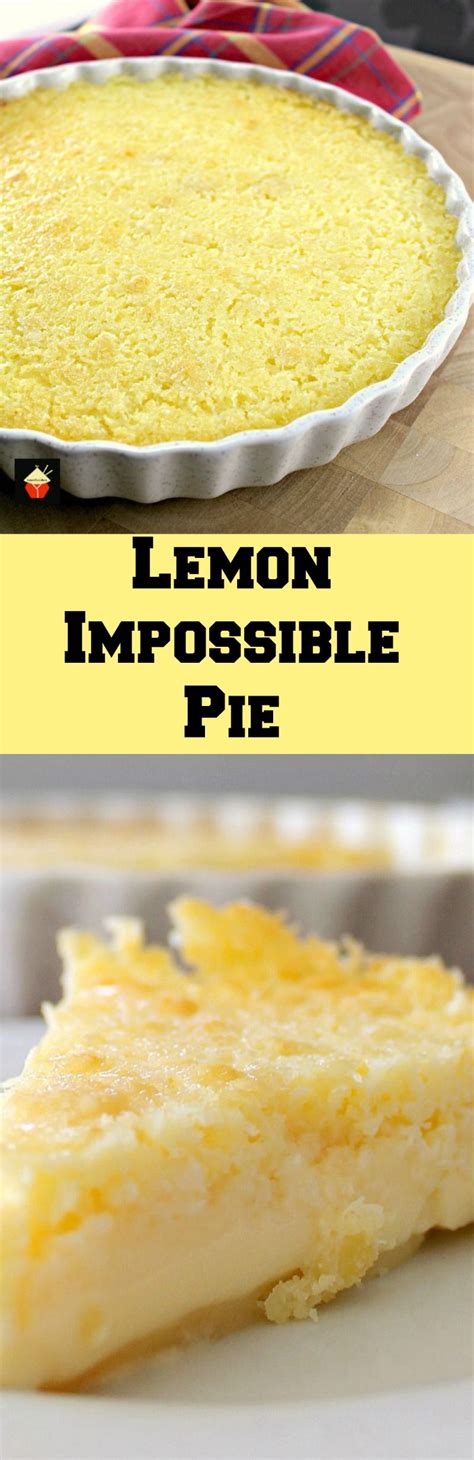 Lemon Impossible Pie Incredibly Easy To Make And The Flavor Is Amazing