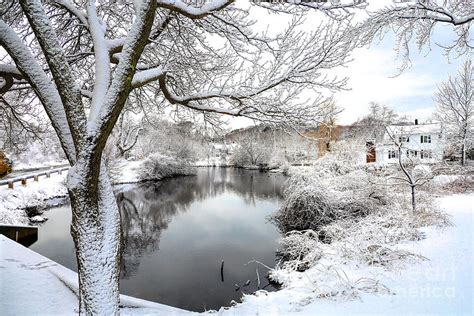 Jenney Pond Winter Wonderland Photograph By Janice Drew Fine Art America