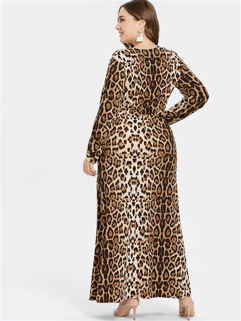 Shop extra 15% off use: PLUS SIZE LEOPARD PRINT FIT & FLARE MAXI DRESS * OUT OF ...