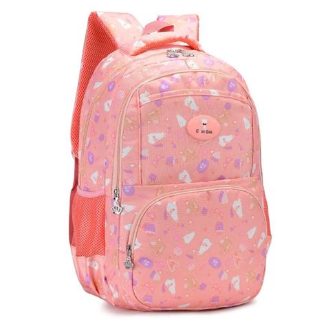 New Schoolbag Cute Student School Backpack Printed Bagpack Primary