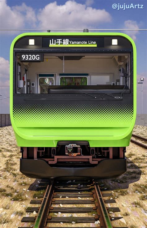 k6ura on Twitter: "RT @jujuArtz: Yamanote Line E235 Train 3D CG model