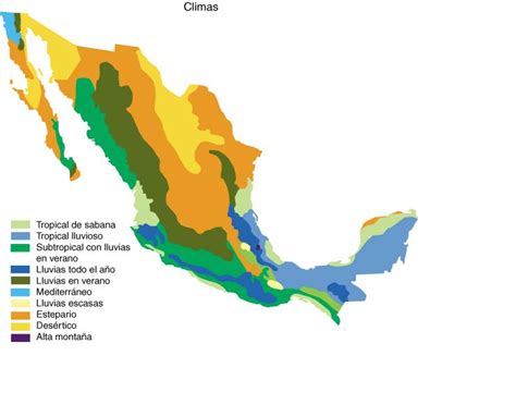 Clima Mapas Climatológicos De España Y México