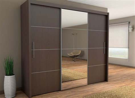 Shop by number of doors. Sliding Three Door Wardrobe With Center Glass Id565 ...
