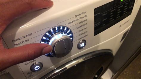 Lg Front Loading Washer Machine And Dryer Extra Rinse Option Youtube
