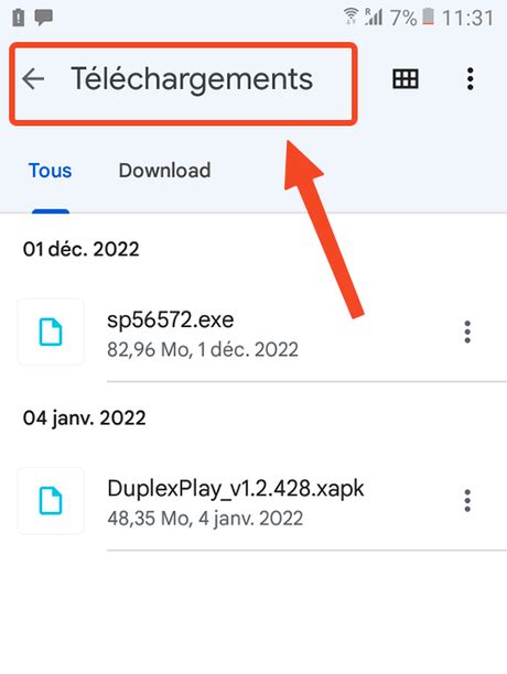 Où Trouver Les Téléchargements Sur Mon Téléphone Android Ou Iphone