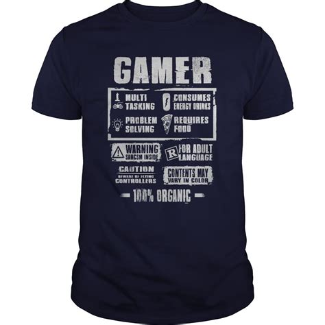 Gamer Gamer 120561873 60047216146568 Veteran T Shirts Shirts