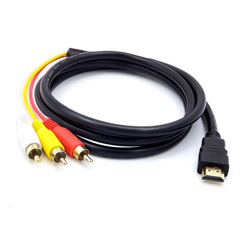 Ebetter Hdmi To Rca Cablehdmi Male To 3rca Female Video Audio Av