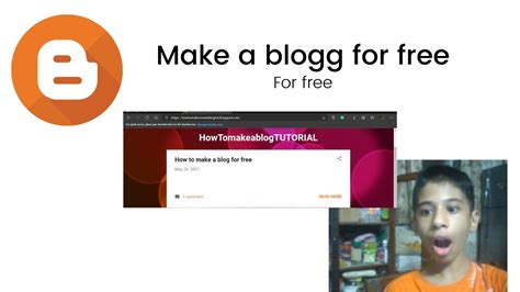 Create A Blog For Free With Blogger Blogger Tutorial Learn To