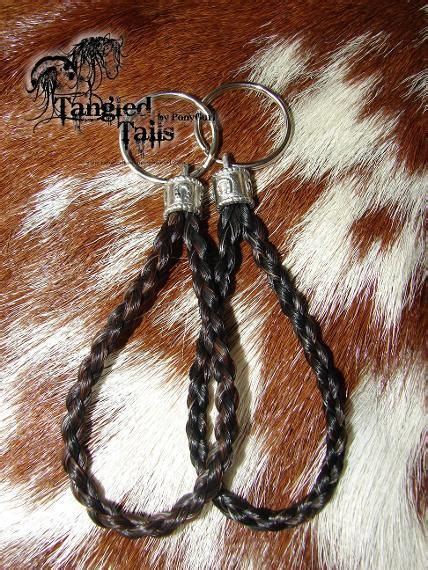 All of the horse hair suppliers that i read about use tail hair from live animals, not the whole tail, obviously, but trimmings. Tangled Tails Keychains and Keepsakes (With images ...